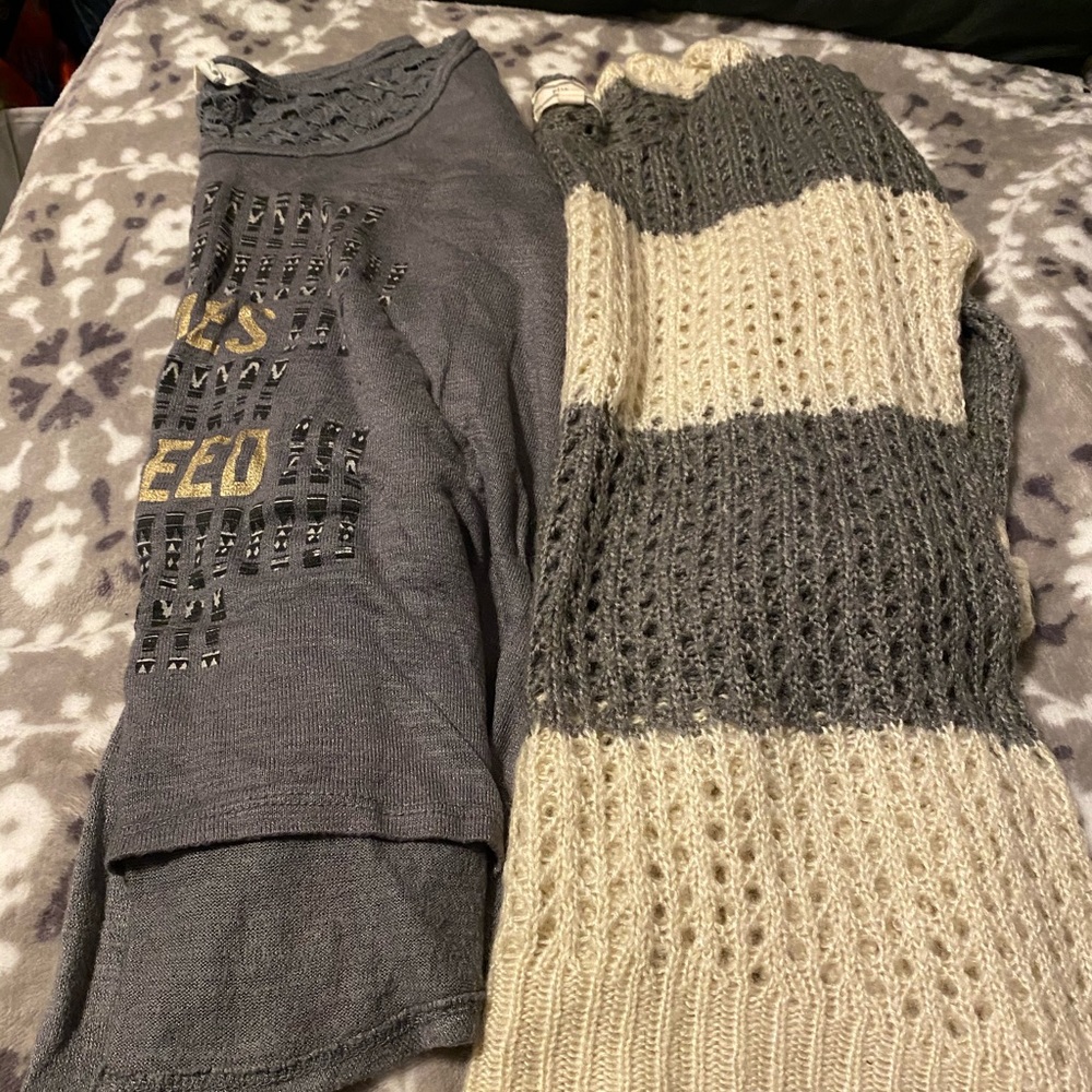 Juniors size small sweaters